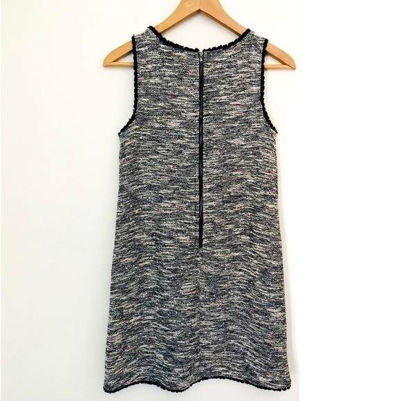 LOFT Sleeveless Tweed Boucle’ Fringed Shift Dress - Picture 14 of 16